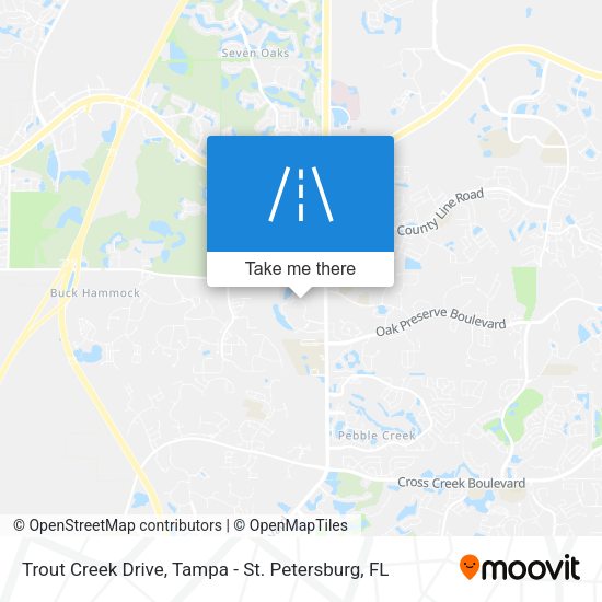 Trout Creek Drive map