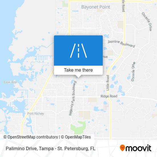 Palimino Drive map