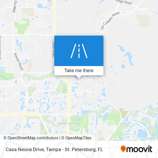 Casa Neuva Drive map