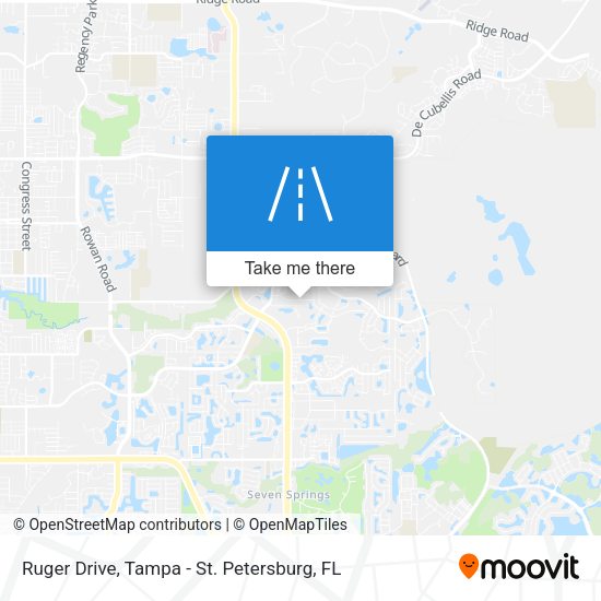 Ruger Drive map