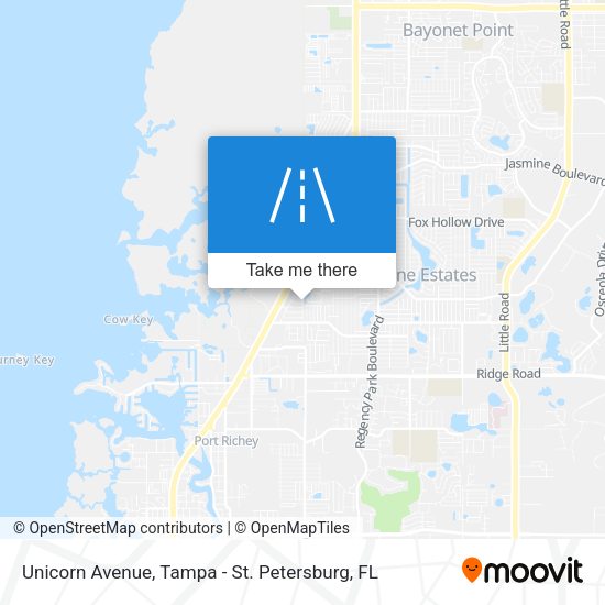 Mapa de Unicorn Avenue