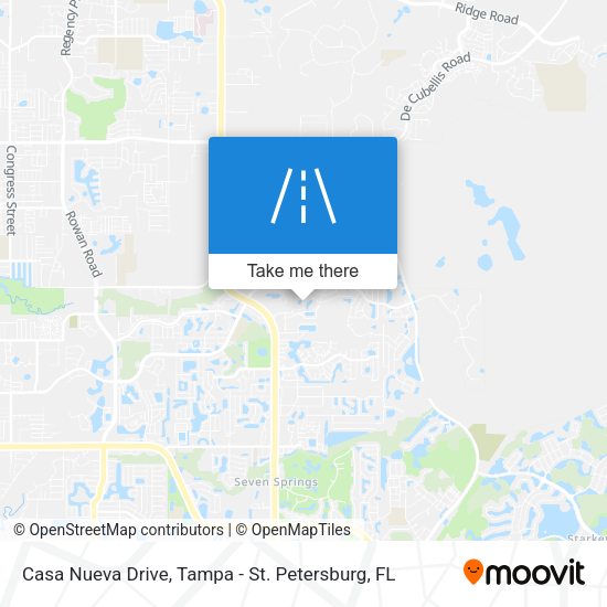 Casa Nueva Drive map