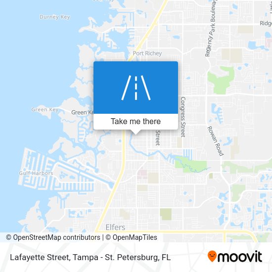 Mapa de Lafayette Street