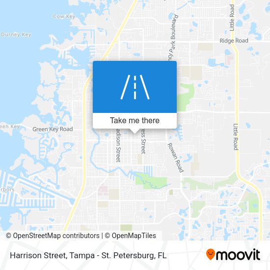 Harrison Street map