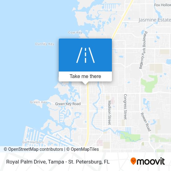 Royal Palm Drive map