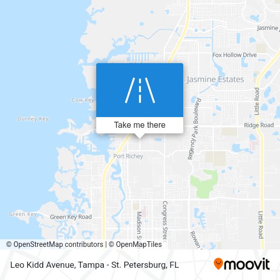 Leo Kidd Avenue map