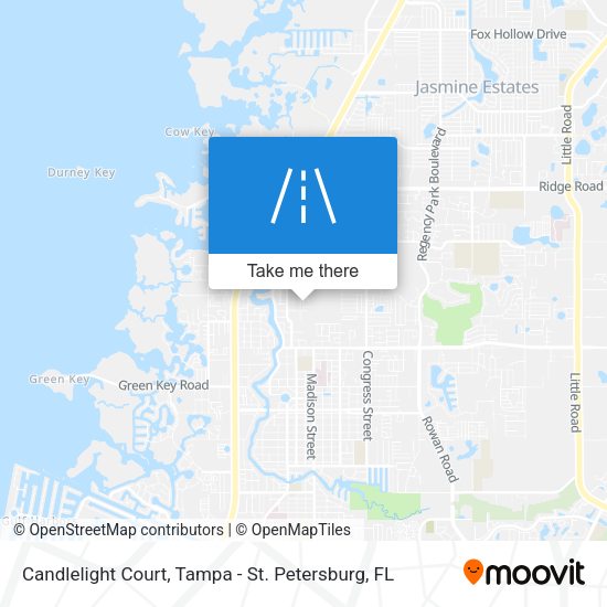 Candlelight Court map