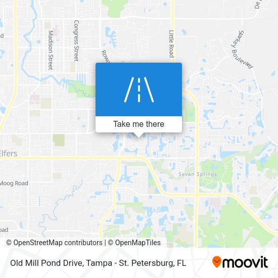 Old Mill Pond Drive map