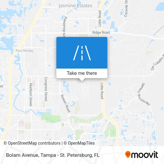 Mapa de Bolam Avenue