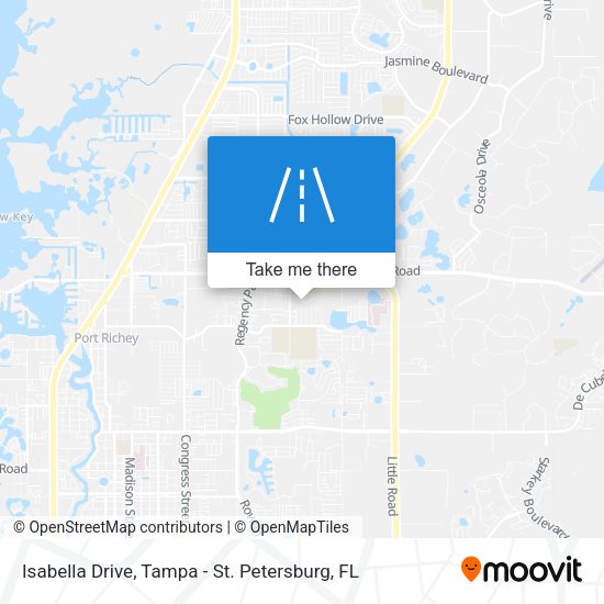 Isabella Drive map