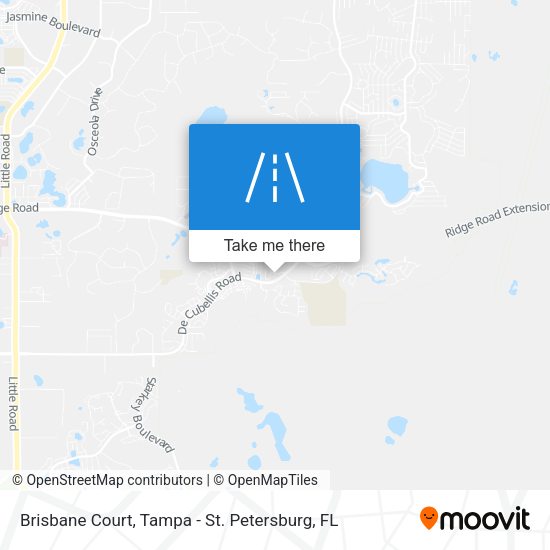 Mapa de Brisbane Court