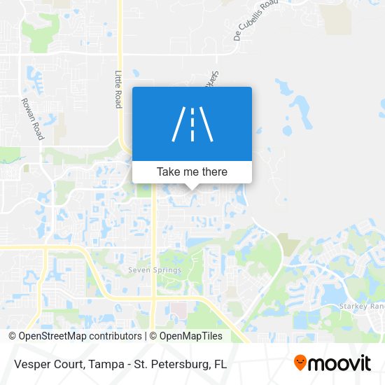 Vesper Court map
