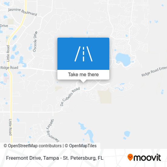 Freemont Drive map