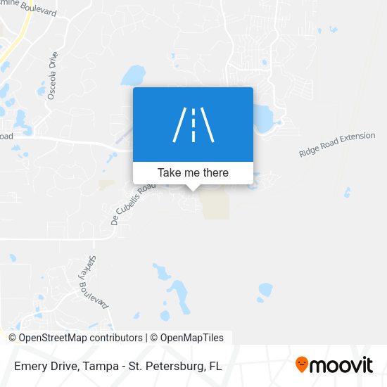 Mapa de Emery Drive