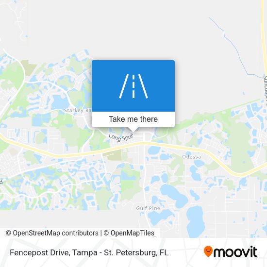 Mapa de Fencepost Drive