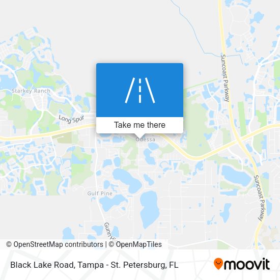 Black Lake Road map