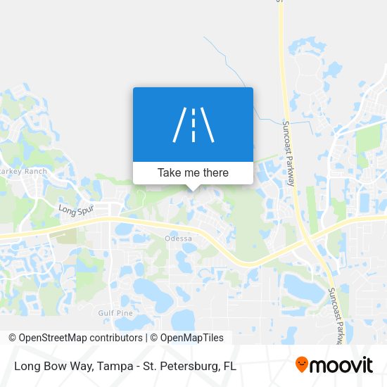 Long Bow Way map