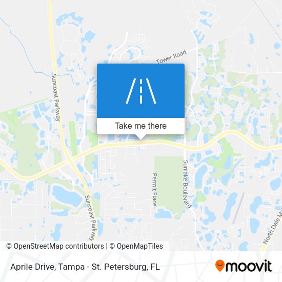 Aprile Drive map