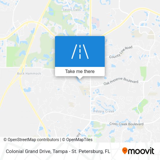 Colonial Grand Drive map