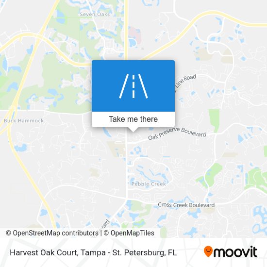 Mapa de Harvest Oak Court