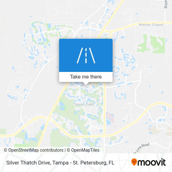 Silver Thatch Drive map