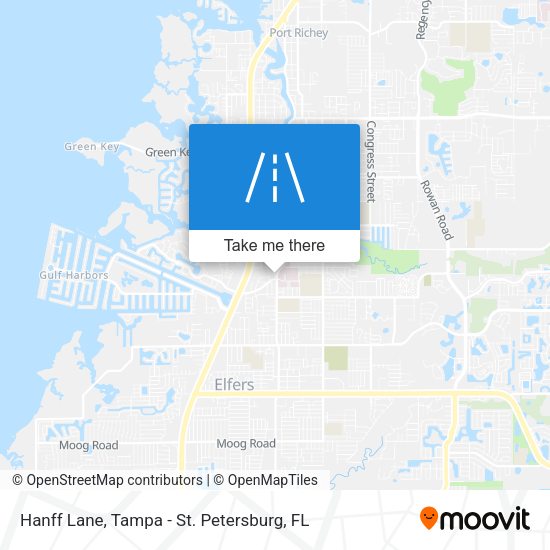 Hanff Lane map