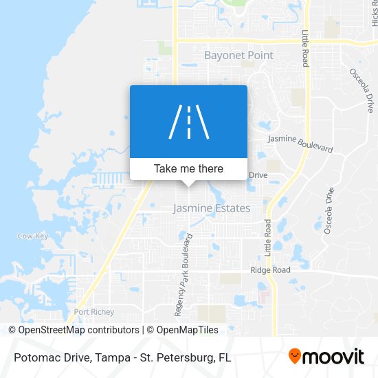 Potomac Drive map