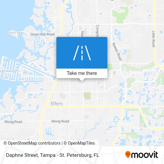 Daphne Street map