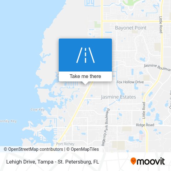 Lehigh Drive map