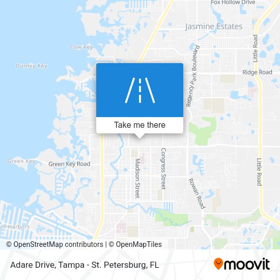 Mapa de Adare Drive