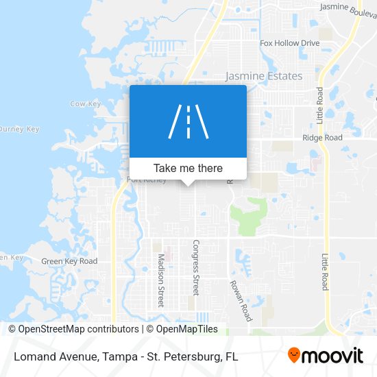 Lomand Avenue map