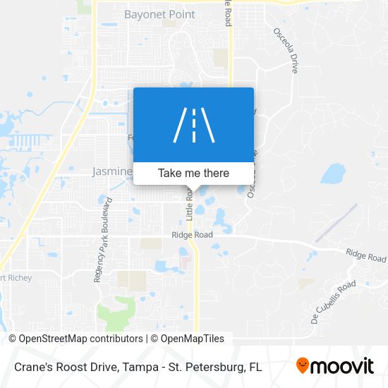 Mapa de Crane's Roost Drive