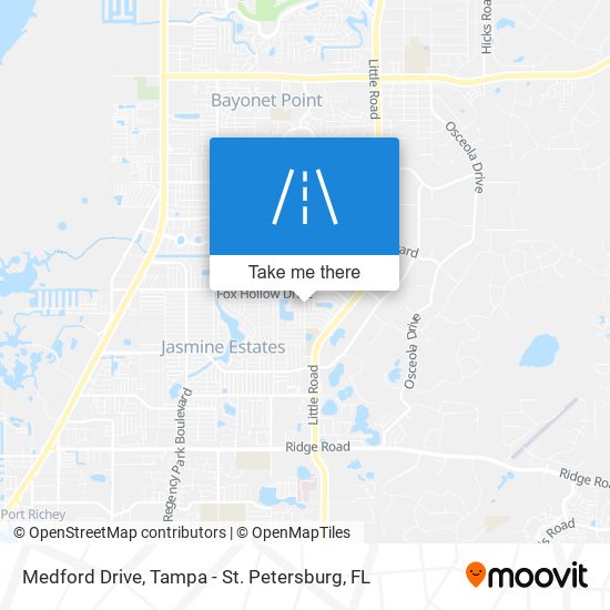 Medford Drive map