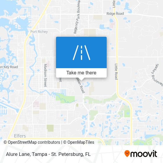 Alure Lane map