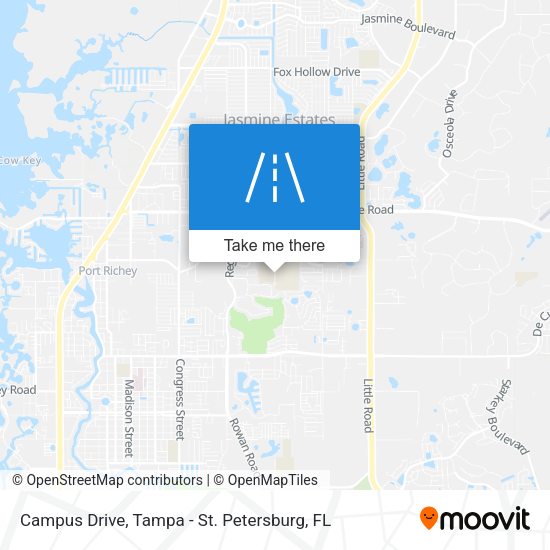 Campus Drive map