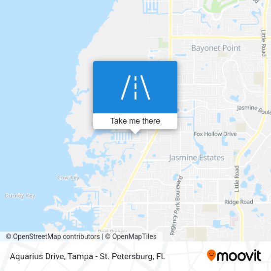 Aquarius Drive map