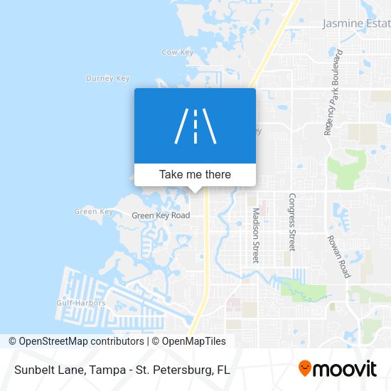Mapa de Sunbelt Lane