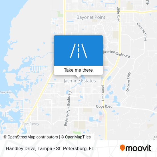 Mapa de Handley Drive