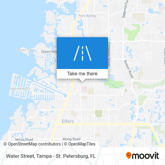 Water Street map