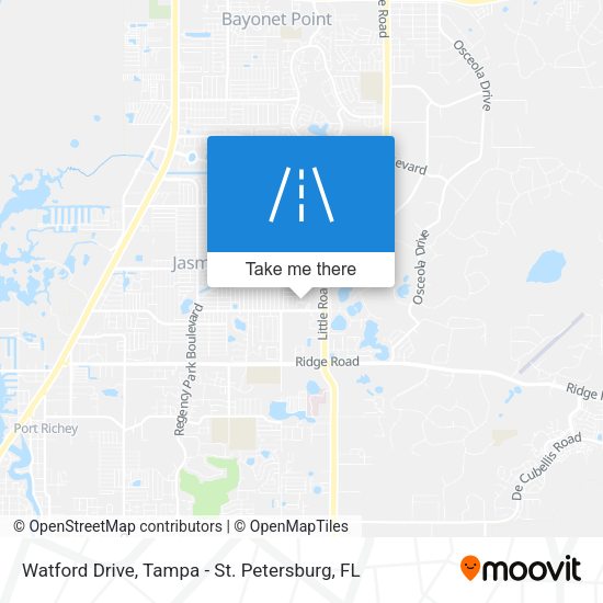 Watford Drive map