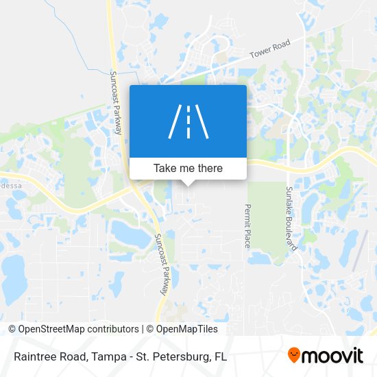 Raintree Road map