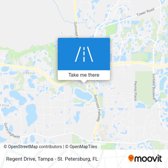 Regent Drive map