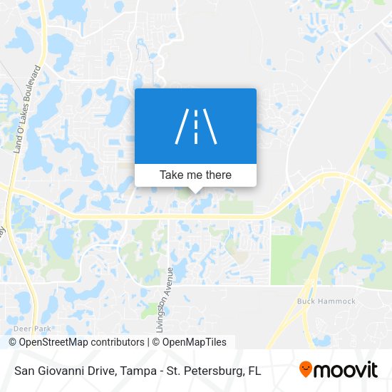 Mapa de San Giovanni Drive