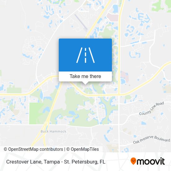 Mapa de Crestover Lane