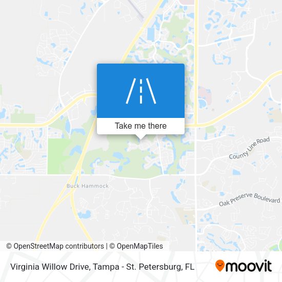 Virginia Willow Drive map