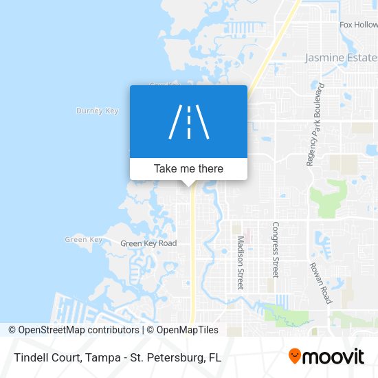 Mapa de Tindell Court