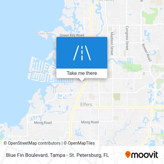 Blue Fin Boulevard map