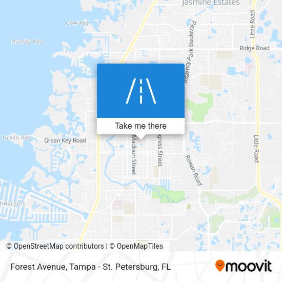 Forest Avenue map