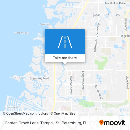 Mapa de Garden Grove Lane