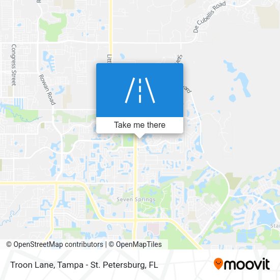 Troon Lane map
